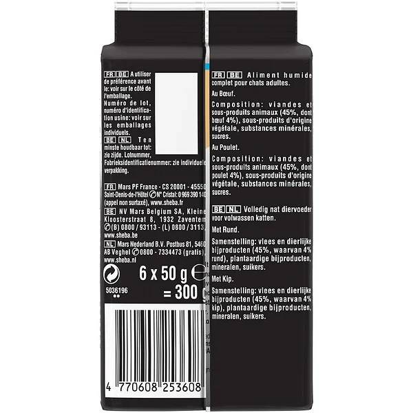 Sheba - Pâtée pour chat Sélection de Viandes 6x50 g – SHEBA - Image 3