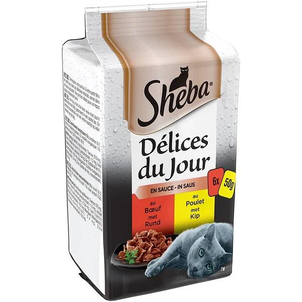 Sheba - Pâtée pour chat Sélection de Viandes 6x50 g – SHEBA - Image 5