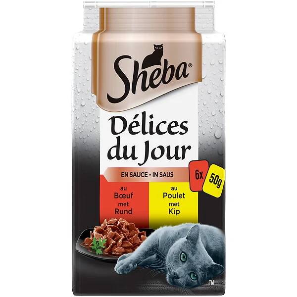 Sheba - Pâtée pour chat Sélection de Viandes 6x50 g – SHEBA - Image 1