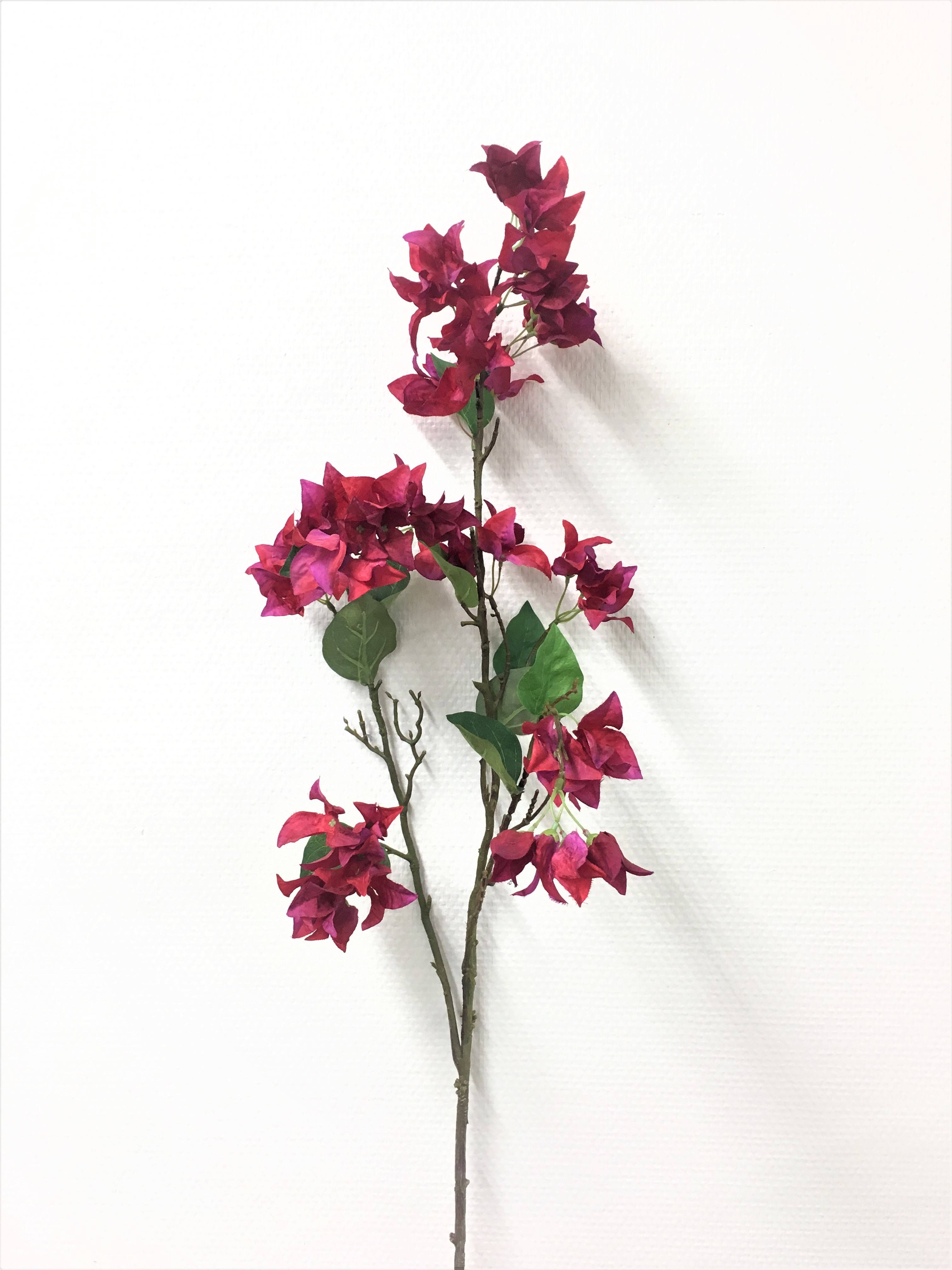 Tige bougainvillier rose artificielle 89 cm