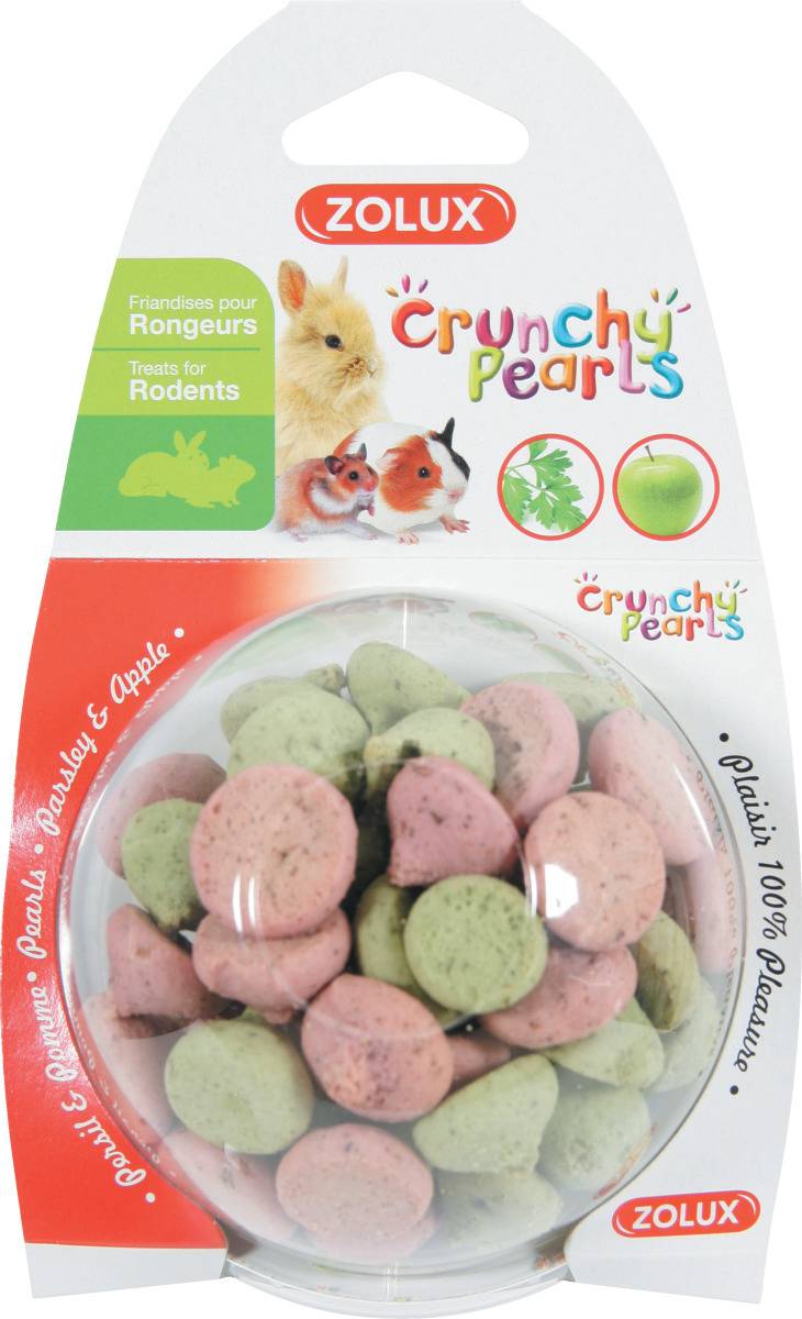 Zolux - Zolux - Crunchy pearls persil pomme 45 g pour rongeurs