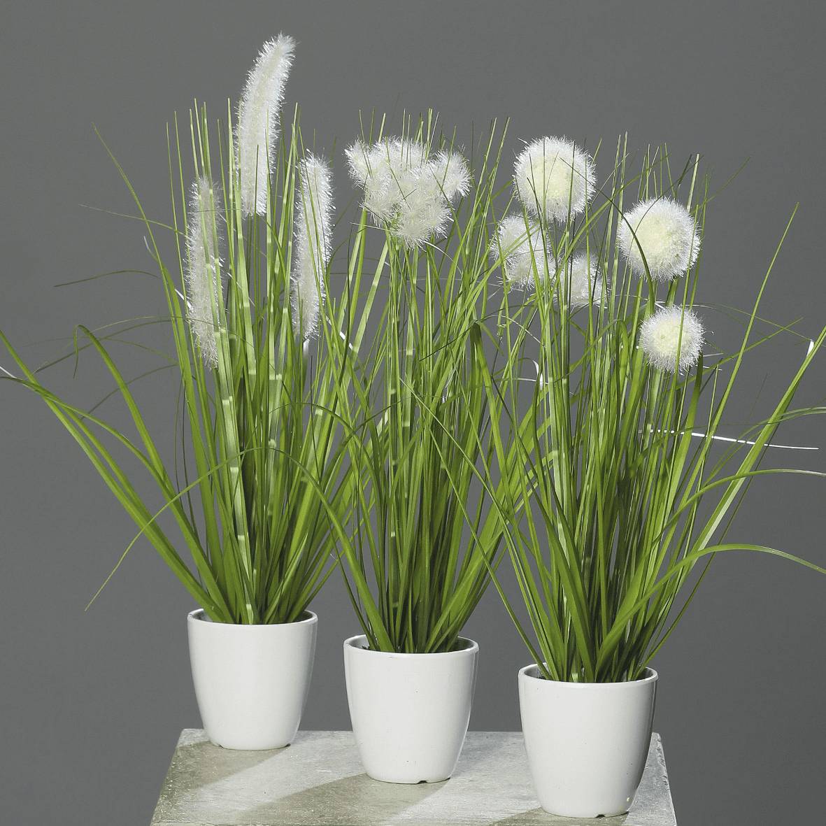 DPI - Pot d'herbe artificiel H.36 cm