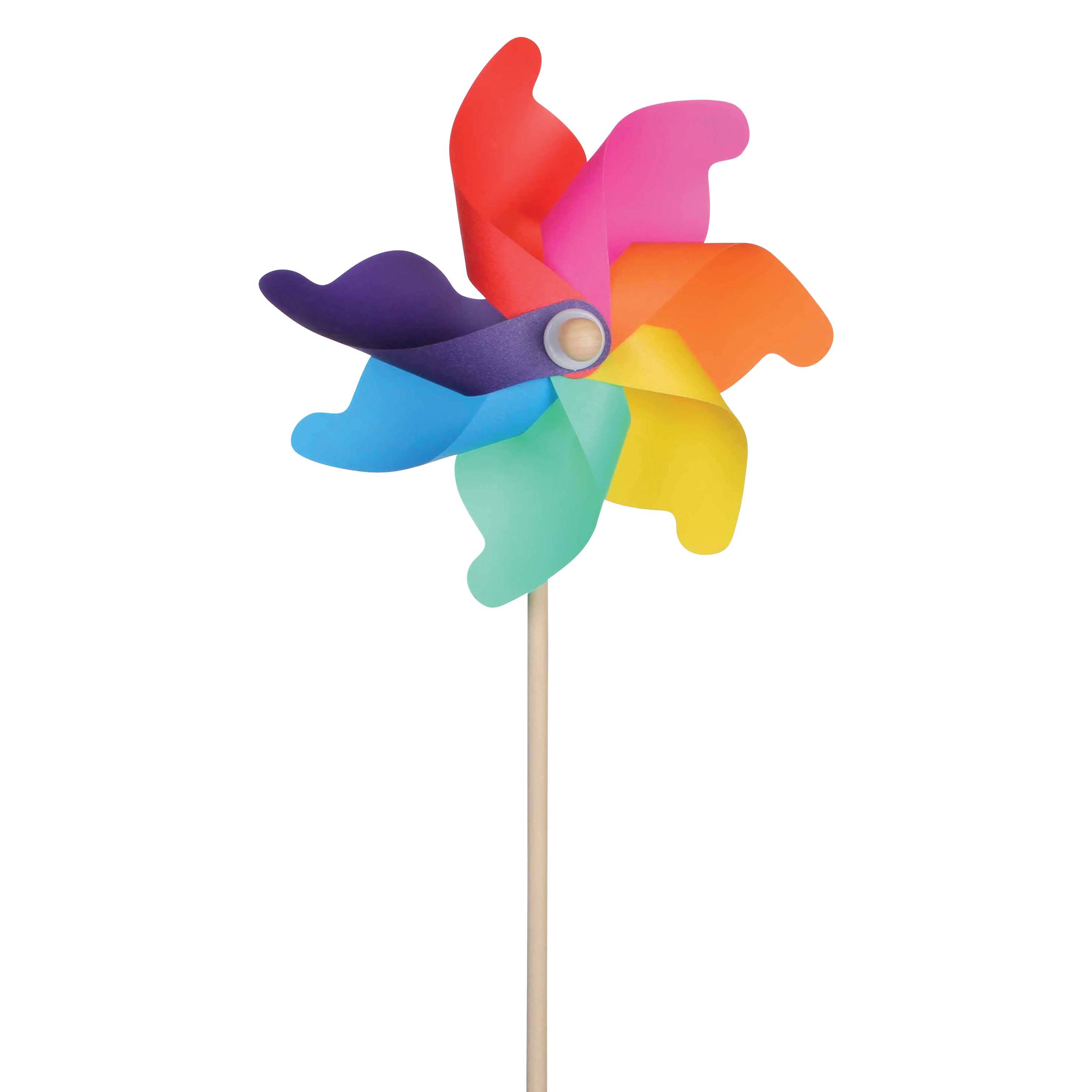Mica Decorations - Moulin à vent multicolore - L.32 x l.15 x H.75 cm