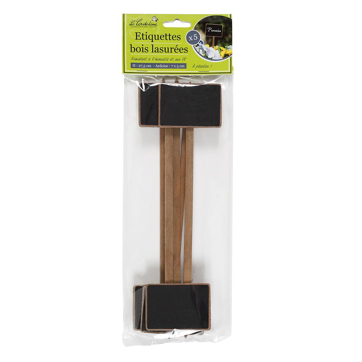 La Cordeline - Étiquettes à Planter Bois Ardoise – LA CORDELINE