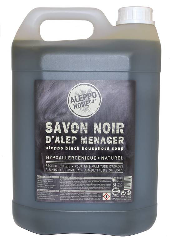 Aleppo Soap Co. - Savon Noir d'Alep Ménager 5L