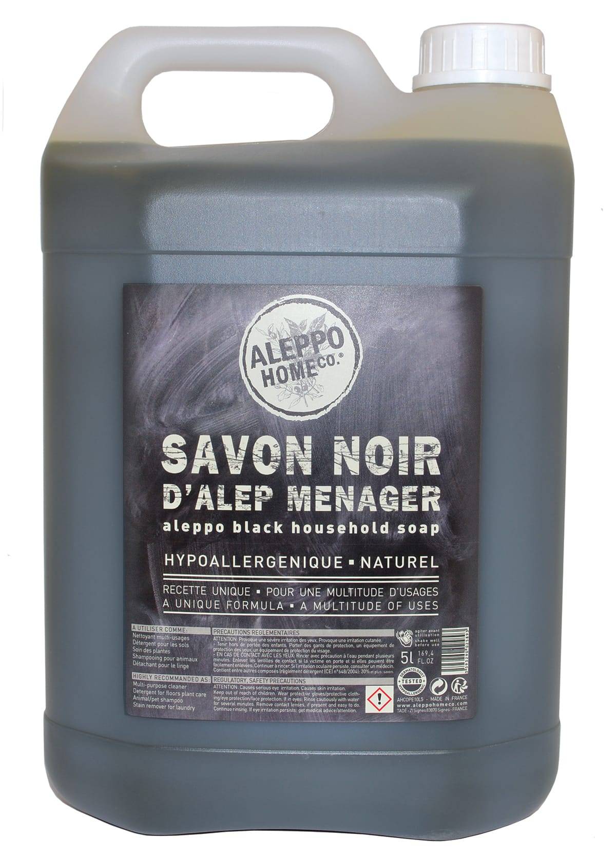 Aleppo Soap Co. - Savon Noir d'Alep Ménager 5L