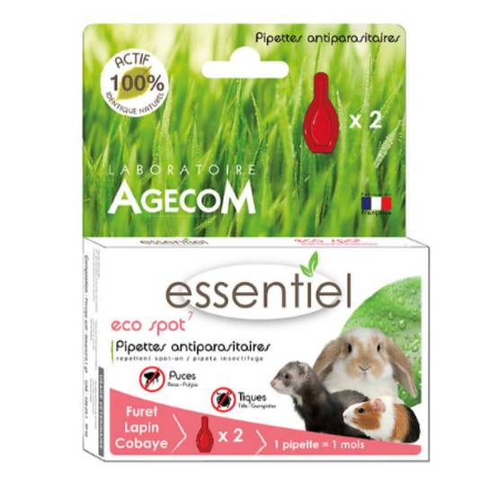 Pipettes Insectifuges Lapins Furets - ESSENTIEL