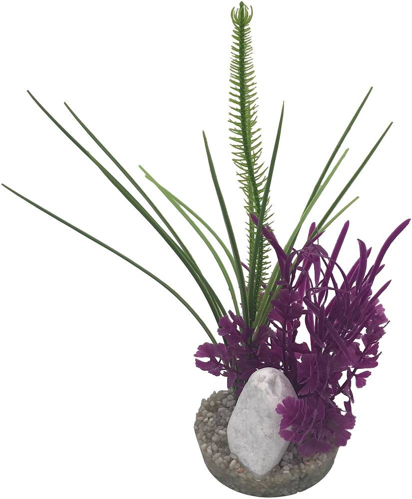 Labéo - Labéo - Décor Algue pierre artificielle - Ø.12 x H.25 cm - Imagen 3