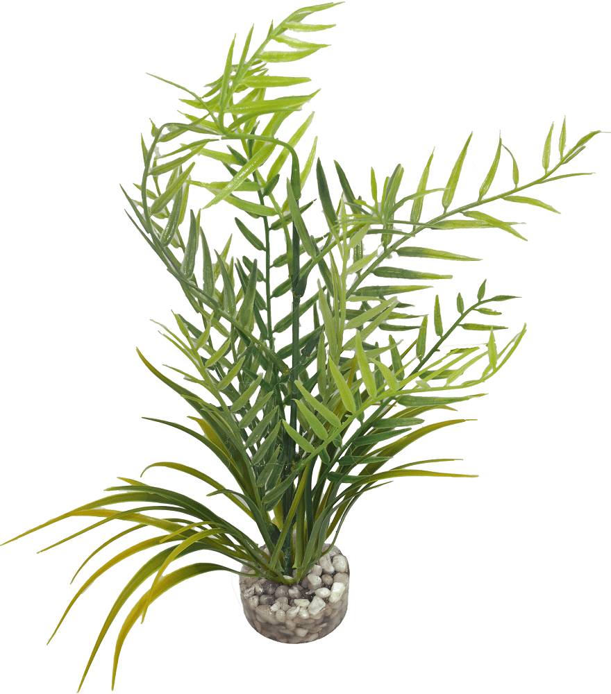 Labéo - Plante Artificielle Aquarium Plastique Vert - LABEO - Image 3
