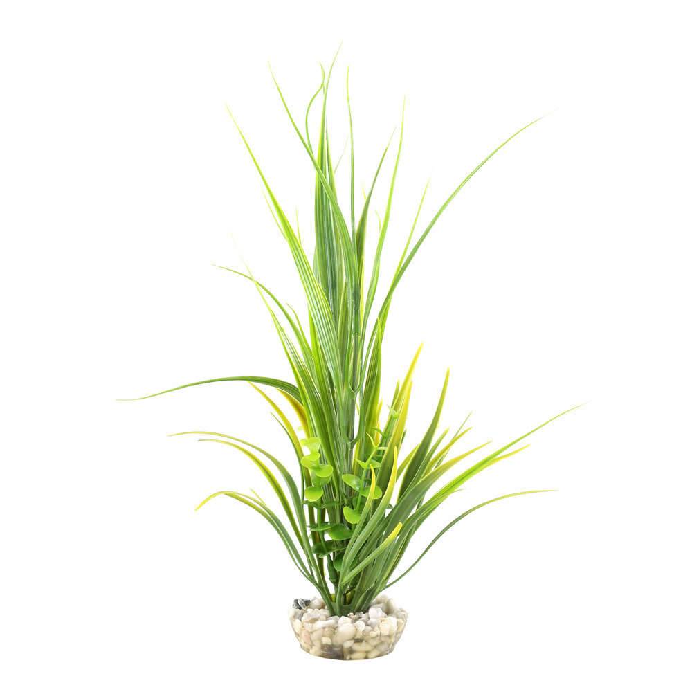 Labéo - Plante Artificielle Aquarium Plastique Vert - LABEO - Imagen 7