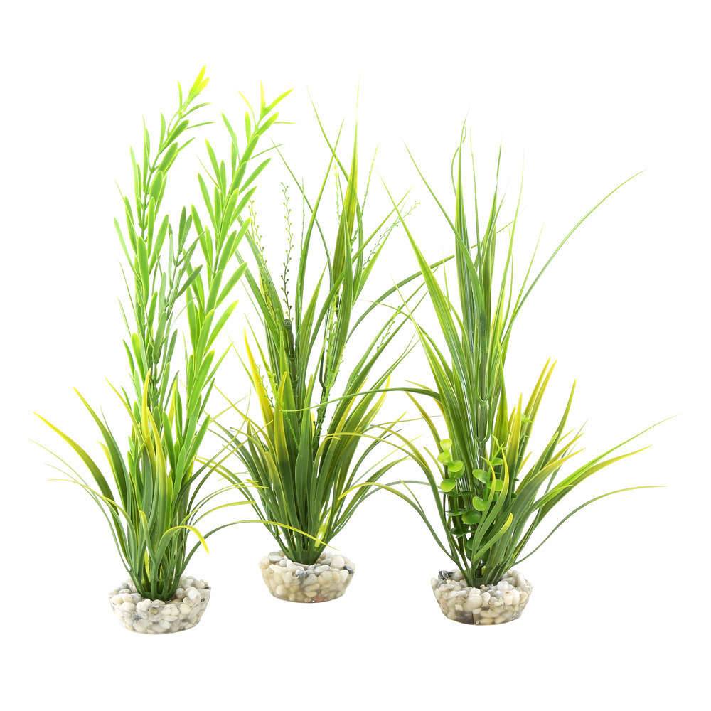 Labéo - Plante Artificielle Aquarium Plastique Vert - LABEO - Image 8
