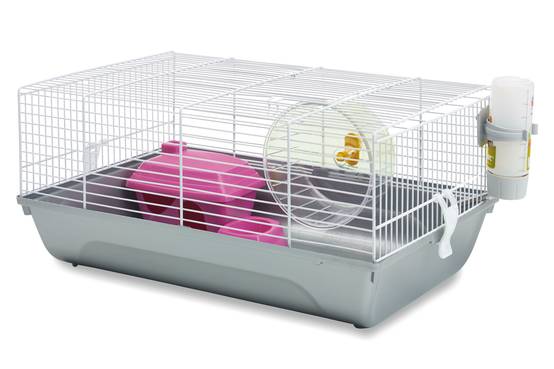 Cage Hamsters Martha Blanche - L.46.5cm x l.29.5cm x H.21cm