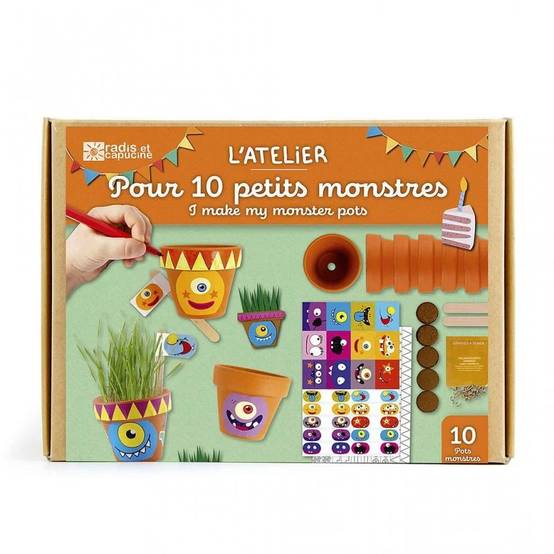 Radis et Capucine - Coffret anniversaire - 10 pots monstres - Radis et Capucine - Image 7