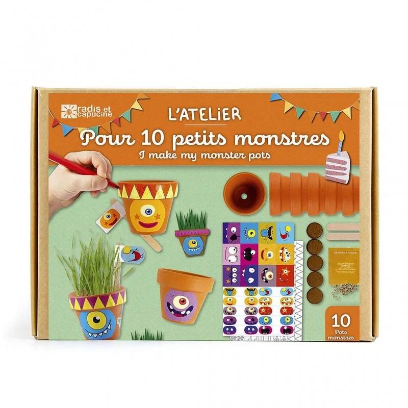 Radis et Capucine - Coffret anniversaire - 10 pots monstres - Radis et Capucine - Image 7