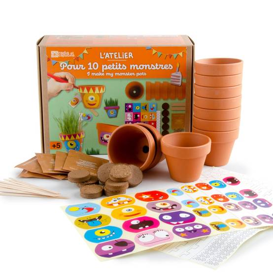 Radis et Capucine - Coffret anniversaire - 10 pots monstres - Radis et Capucine - Image 10