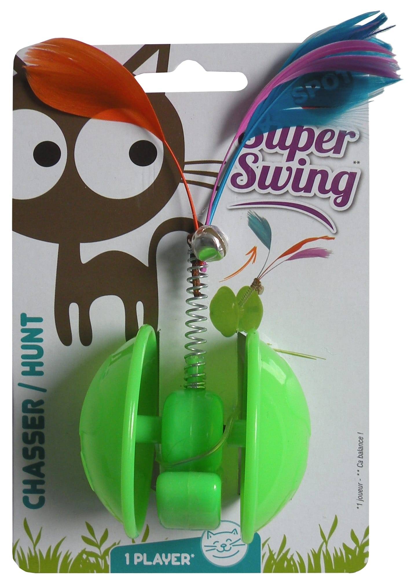 Tyrol - Juguete para gato con rueda Culbuto