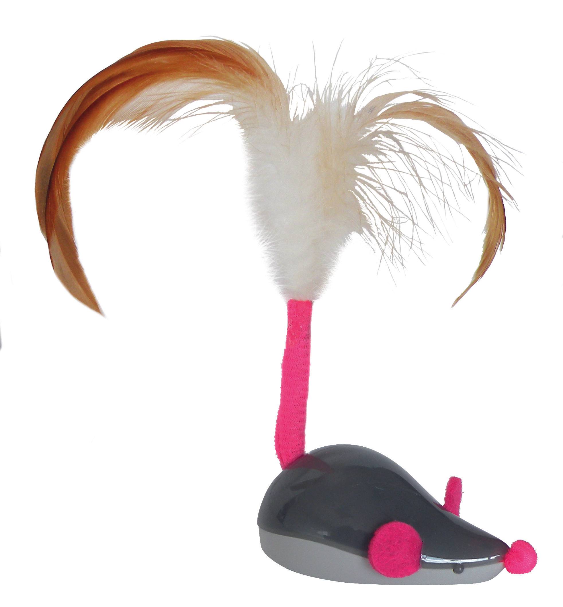 Tyrol - Jouet pour chat souris télécommandée avec plume - Tyrol - Image 3