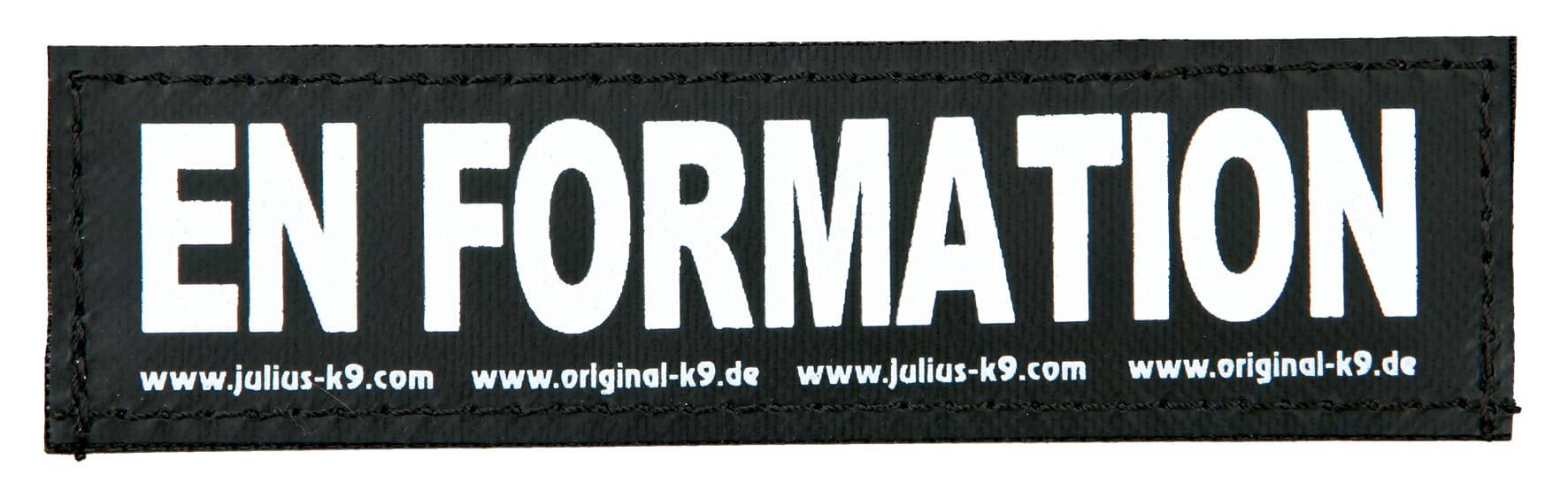 2 Stickers Velcro Julius-K9®, S, En Formation