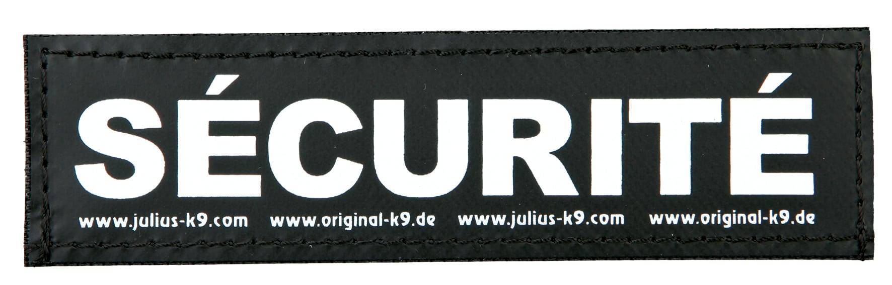 2 Stickers Velcro Julius-K9®, S, Sécurité