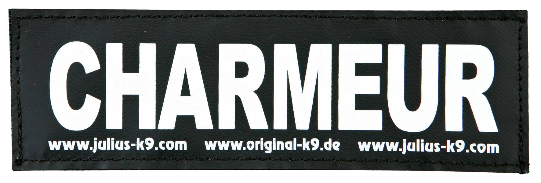 2 Stickers Velcro Julius-K9®, L, Charmeur