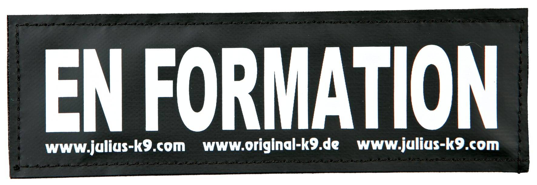 2 Stickers Velcro Julius-K9®, L, En Formation