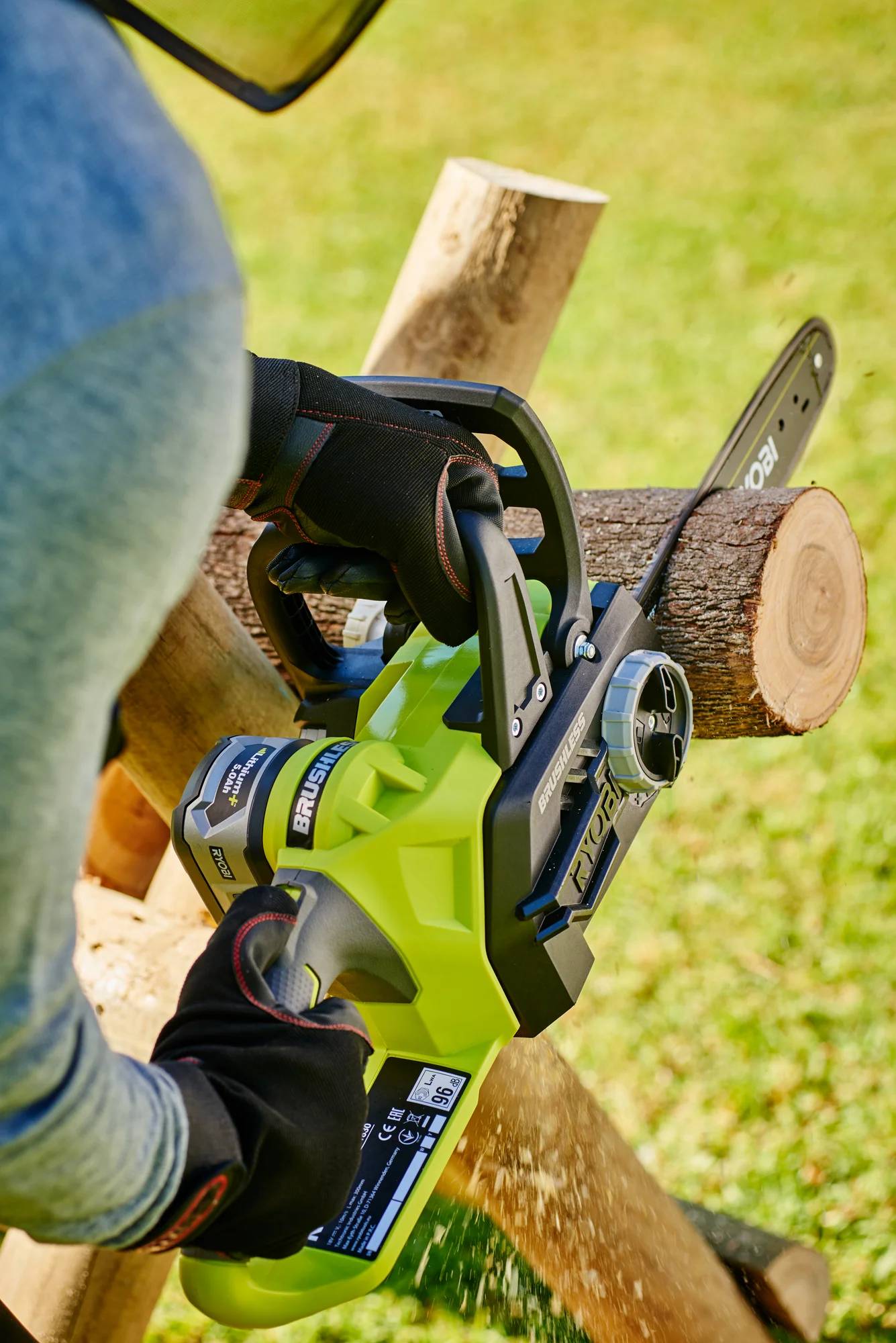 Ryobi - Tronçonneuse à batterie brushless 18 V – RYOBI - Image 18