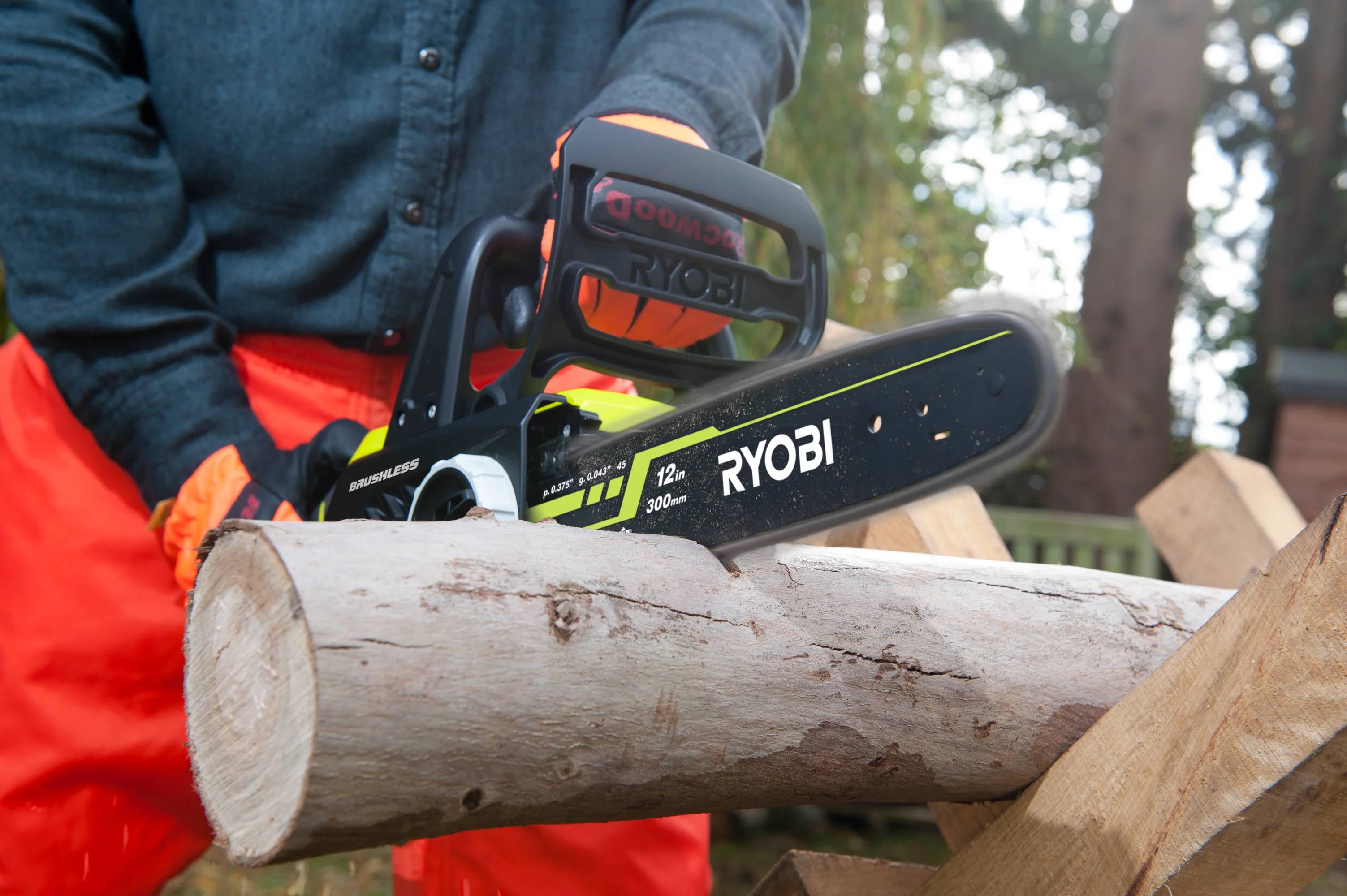 Ryobi - Motosierra a batería sin escobillas 18 V – RYOBI - Imagen 34