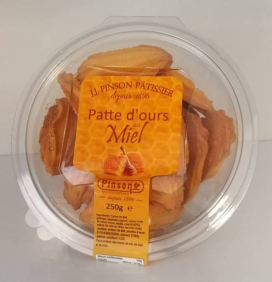 Petit Baron Bakery - Bol De Patte d'Ours Au Miel 250G - Image 1