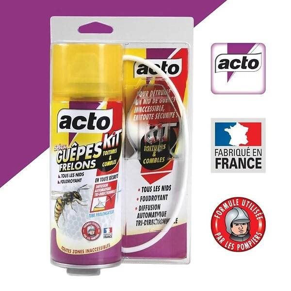 Acto - Kit toitures et combles spécial guêpes frelons – ACTO - Imagen 4
