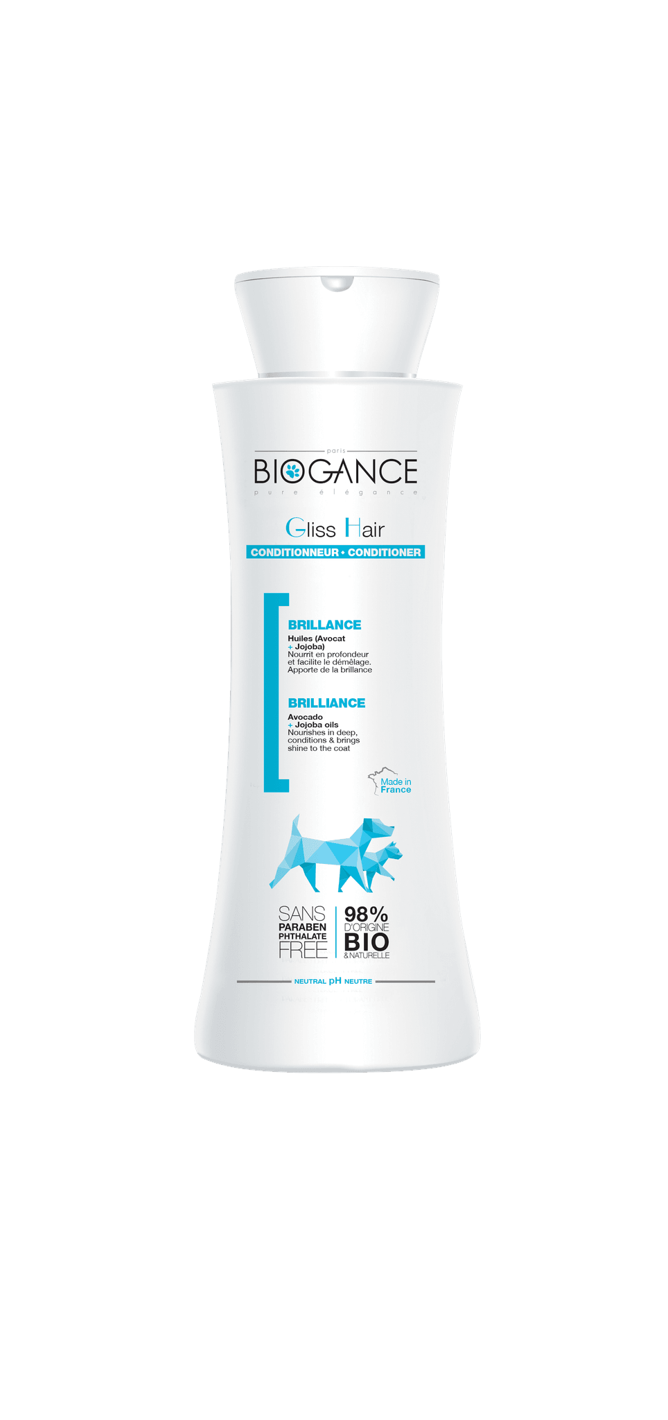 Biogance - Biogance - Après-shampooing brillance chiens et chats 1 L - Imagen 2