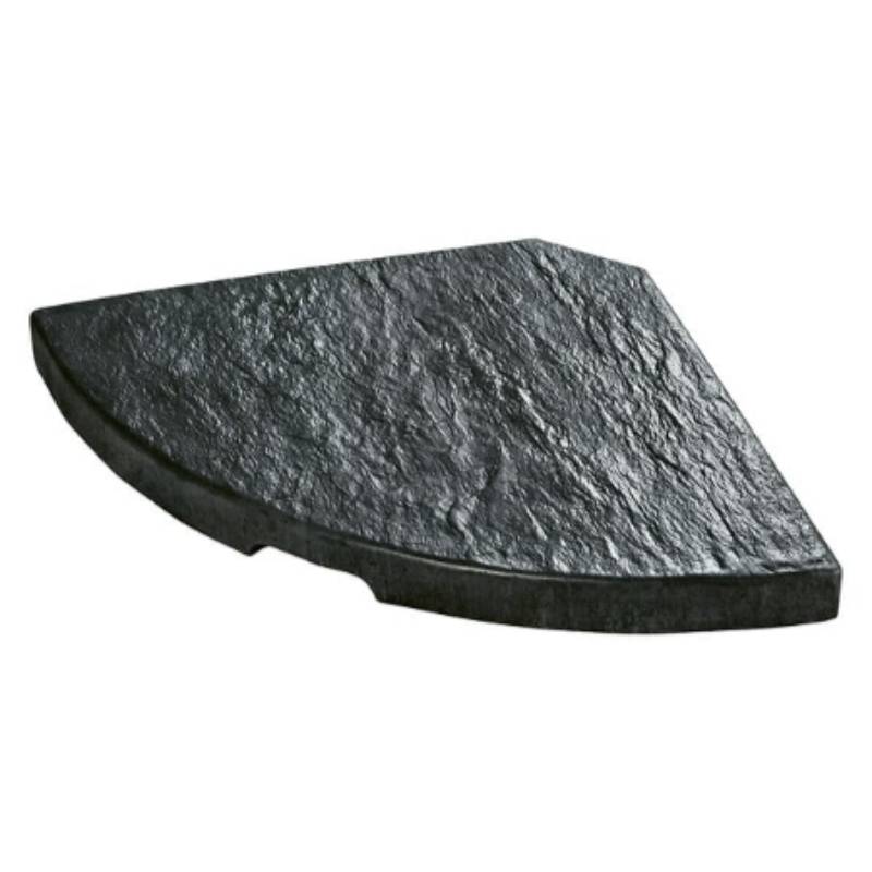 Dalle Piètement Parasol Pierre Anthracite – HAIRIE - Imagen 1