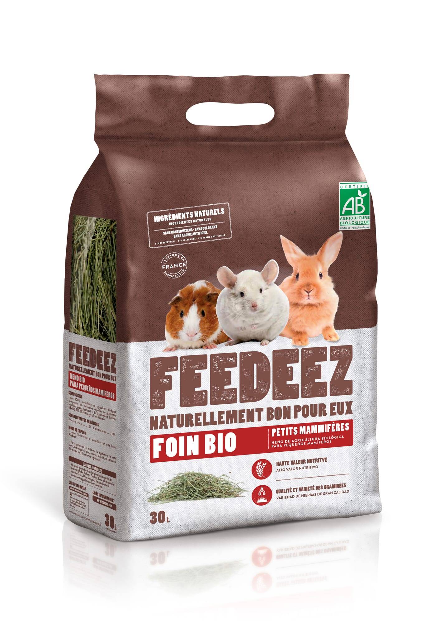 Feedeez - Feedeez - Foin Bio 30 L
