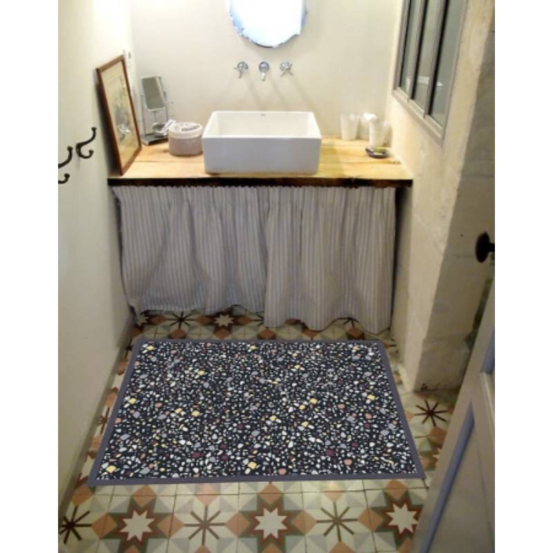 Coryl_Home - Tapis Ciment 90 x 60 cm - L.90 x l.60 x H.0,5 cm - Image 1
