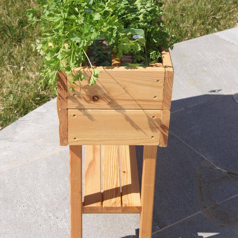 Robin Hood® - Potager sur pied bois mélèze huilé – KID - Image 9