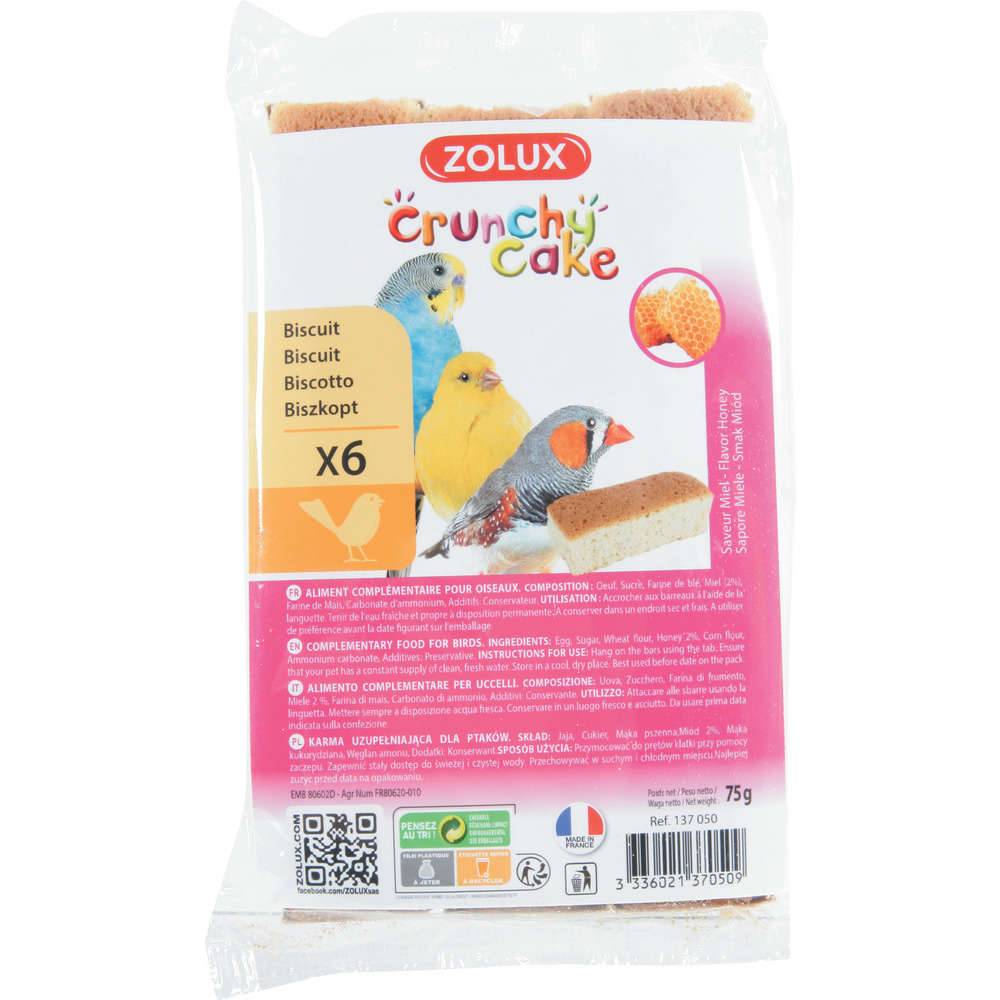 Zolux - Biscuits Crunchy Cake Miel - ZOLUX - Imagen 5