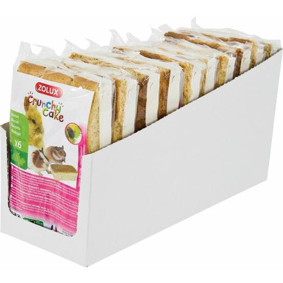 Zolux - Crunchy Cake noisette x6 - ZOLUX - Image 2