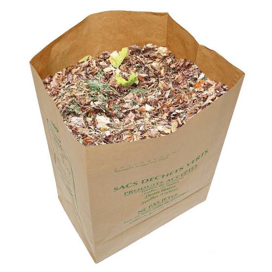 La Cordeline - Lot de 10 sacs biodégradable papier kraft 90 g/m2 100 L - LA CORDELINE
