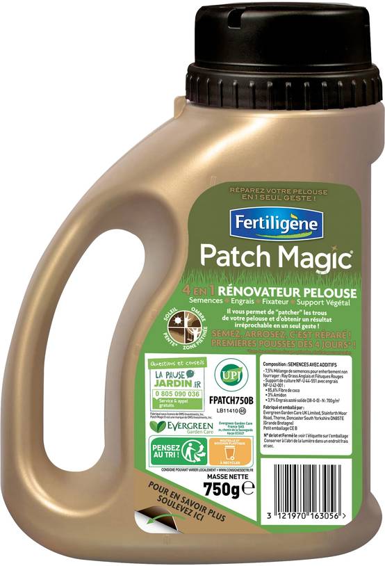 Fertiligène - Patch Magic rénovateur de gazon 4 en 1 - FERTILIGENE - Image 3
