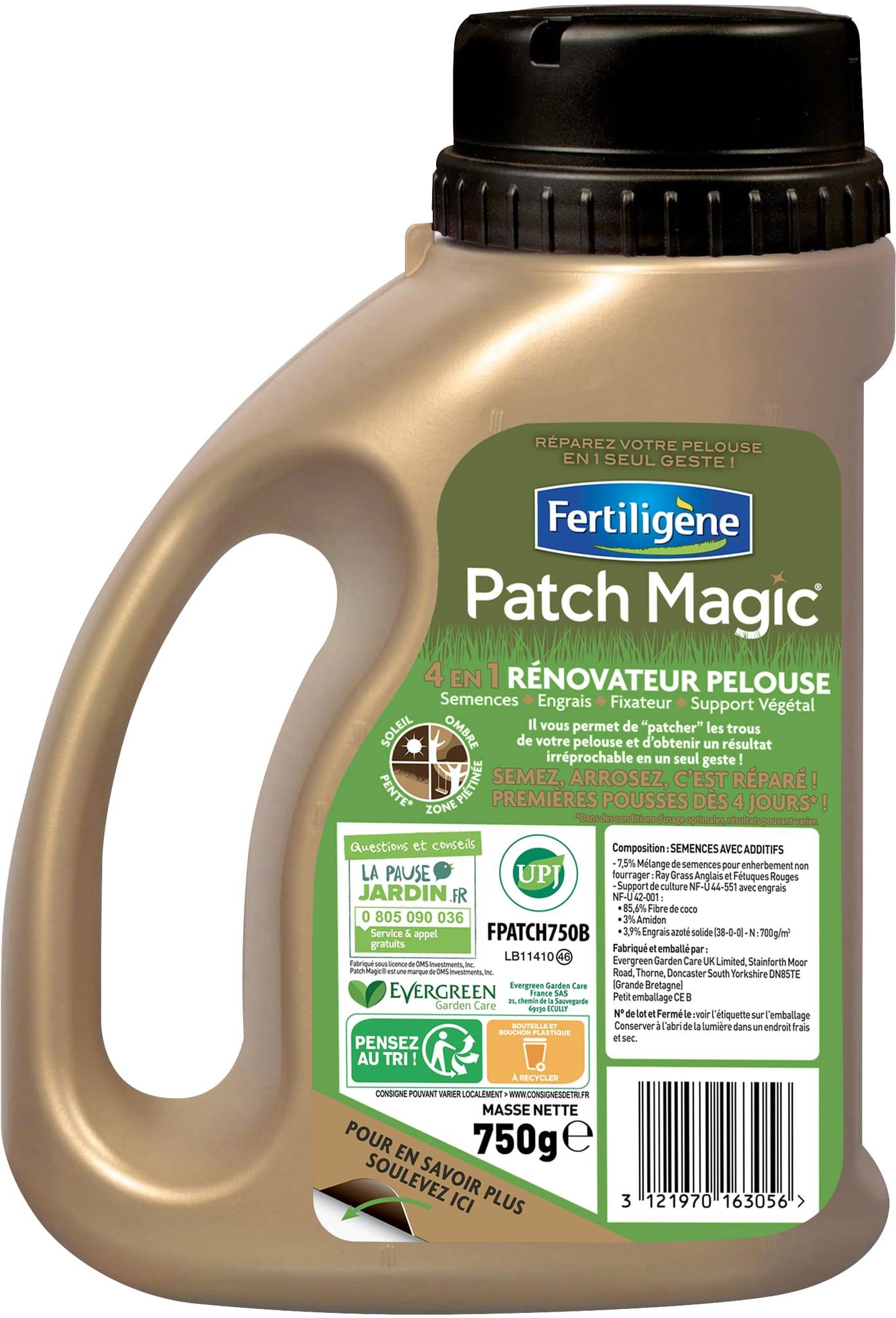 Fertiligène - Patch Magic rénovateur de gazon 4 en 1 - FERTILIGENE - Image 3