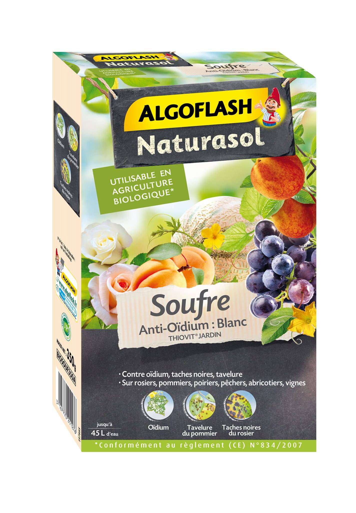 Algoflash Naturasol - Soufre Anti-Oïdium - NATURASOL - Image 1