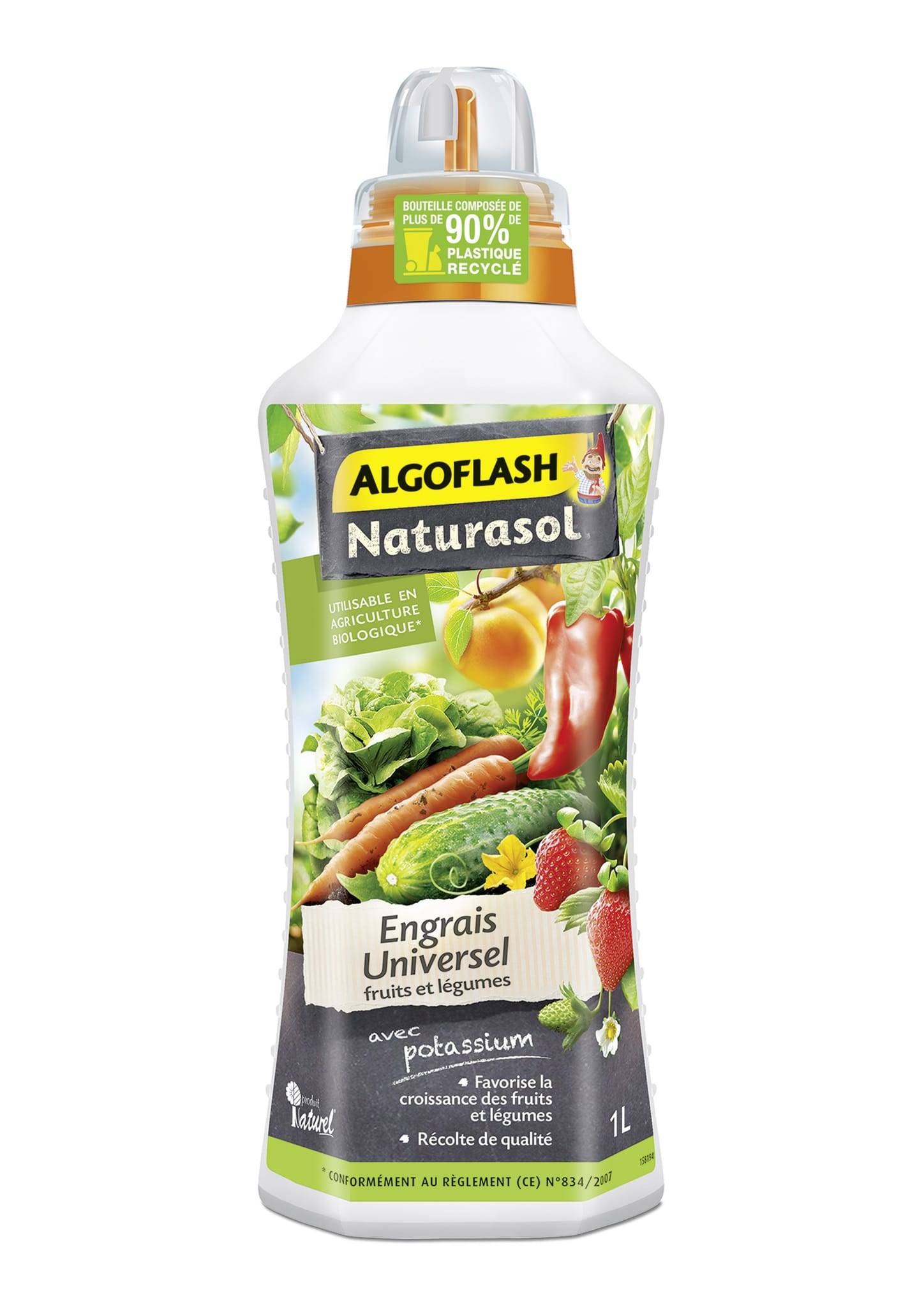 Algoflash Naturasol - Engrais Liquide Universel - ALGOFLASH NATURASOL