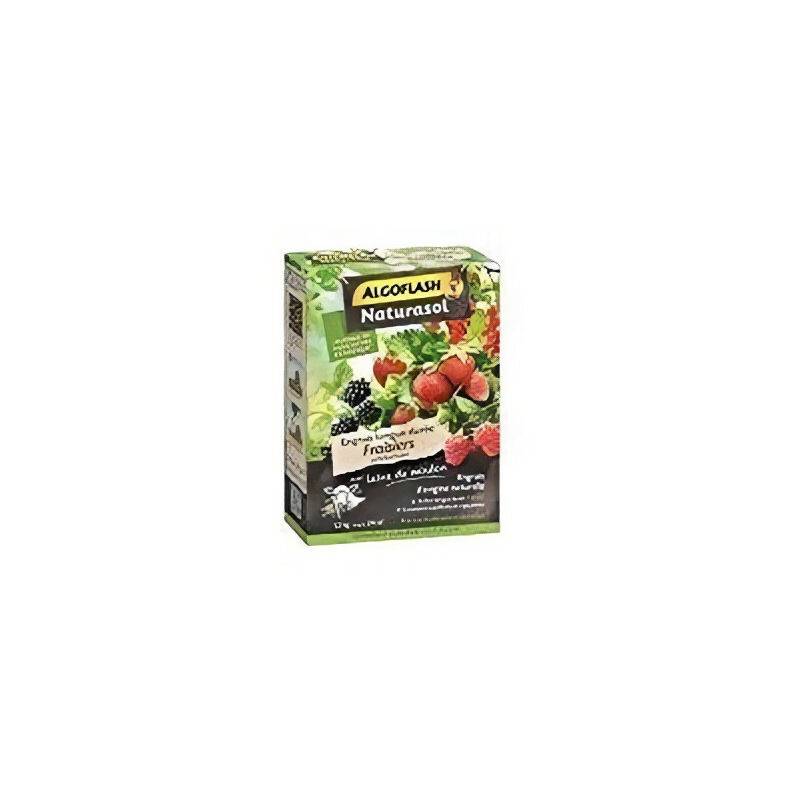 Algoflash Naturasol - Fertilizante para fresas y pequeños frutos lana de oveja 1,2 kg ALGOFLASH NATURASOL - Imagen 2