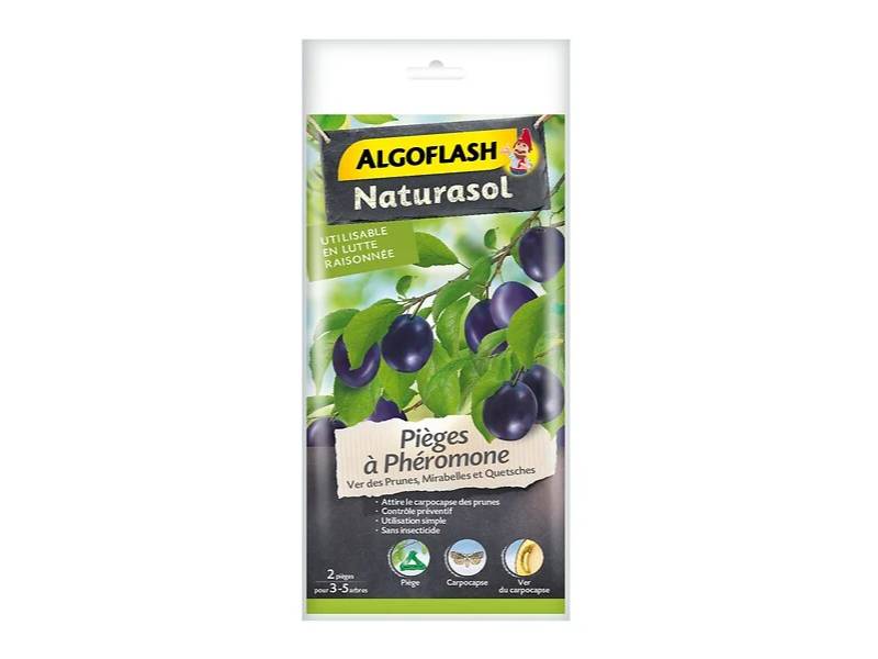 Algoflash Naturasol - Piège chromatique à phéromone jaune cônique - ALGOFLASH NATURASOL