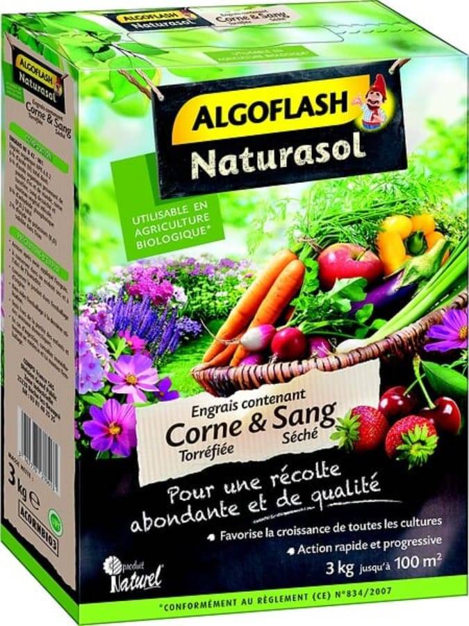 Algoflash Naturasol - Engrais Poudre Naturel Cultures - ALGOFLASH NATURASOL