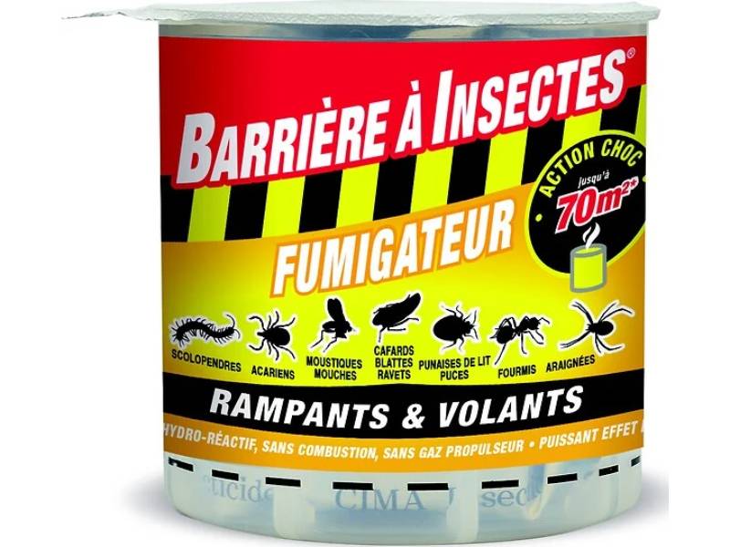 Barrière à insectes - Humo insecticida hidroreactivo para insectos voladores y rastreros 10 g - INSECT BARRIER