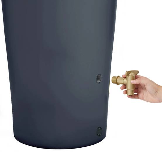 Garantia - Récupérateur d'eau pluie 220L mural bac à plante robinet inclus gris graphite Vaso 2-en-1 - GARANTIA - Image 8