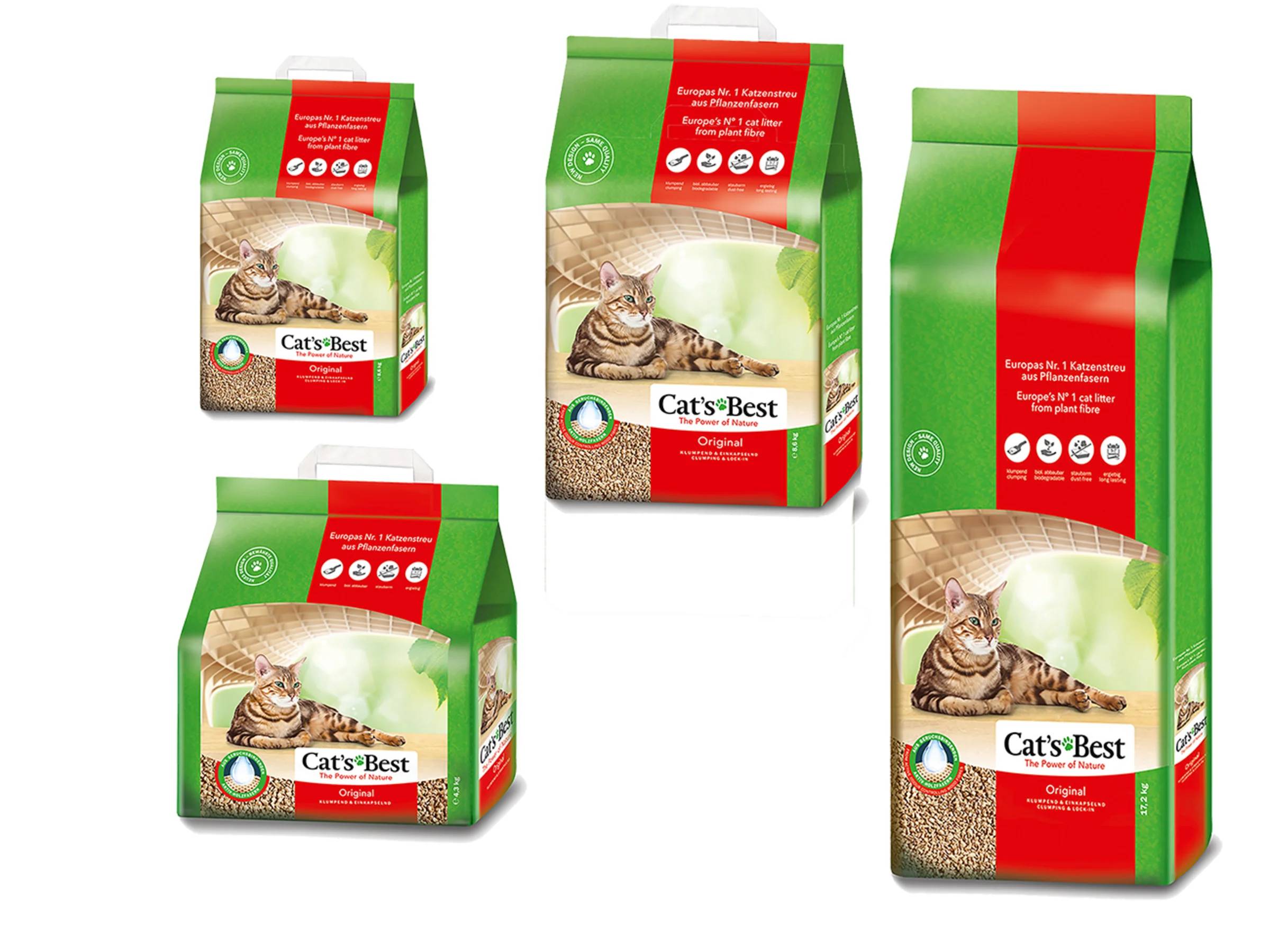 Cat's Best - Litière agglomérante Original - Méga Pack 40 l - CAT'S BEST - Image 4