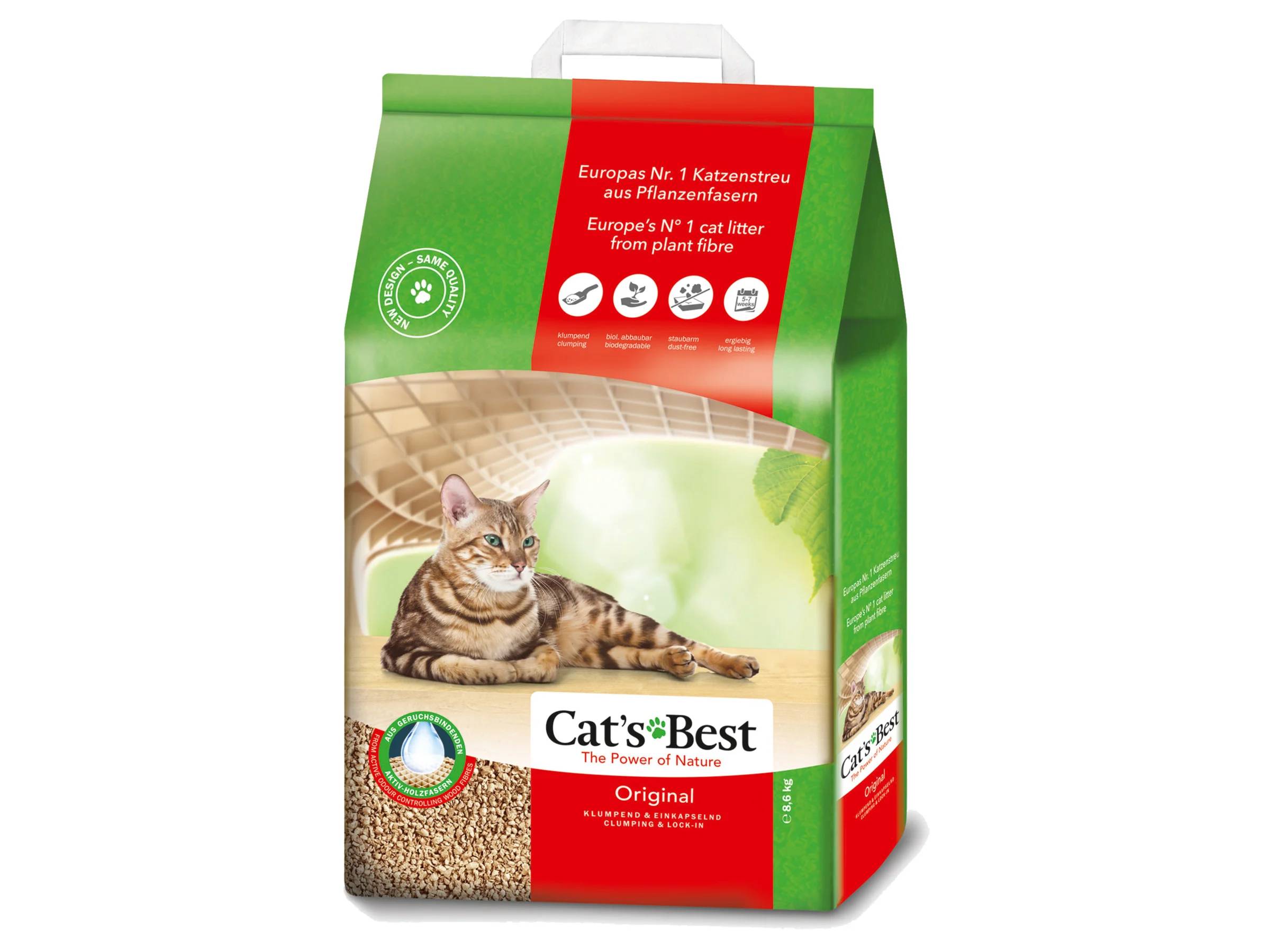 Cat's Best - Litière agglomérante Original - Méga Pack 40 l - CAT'S BEST - Image 6