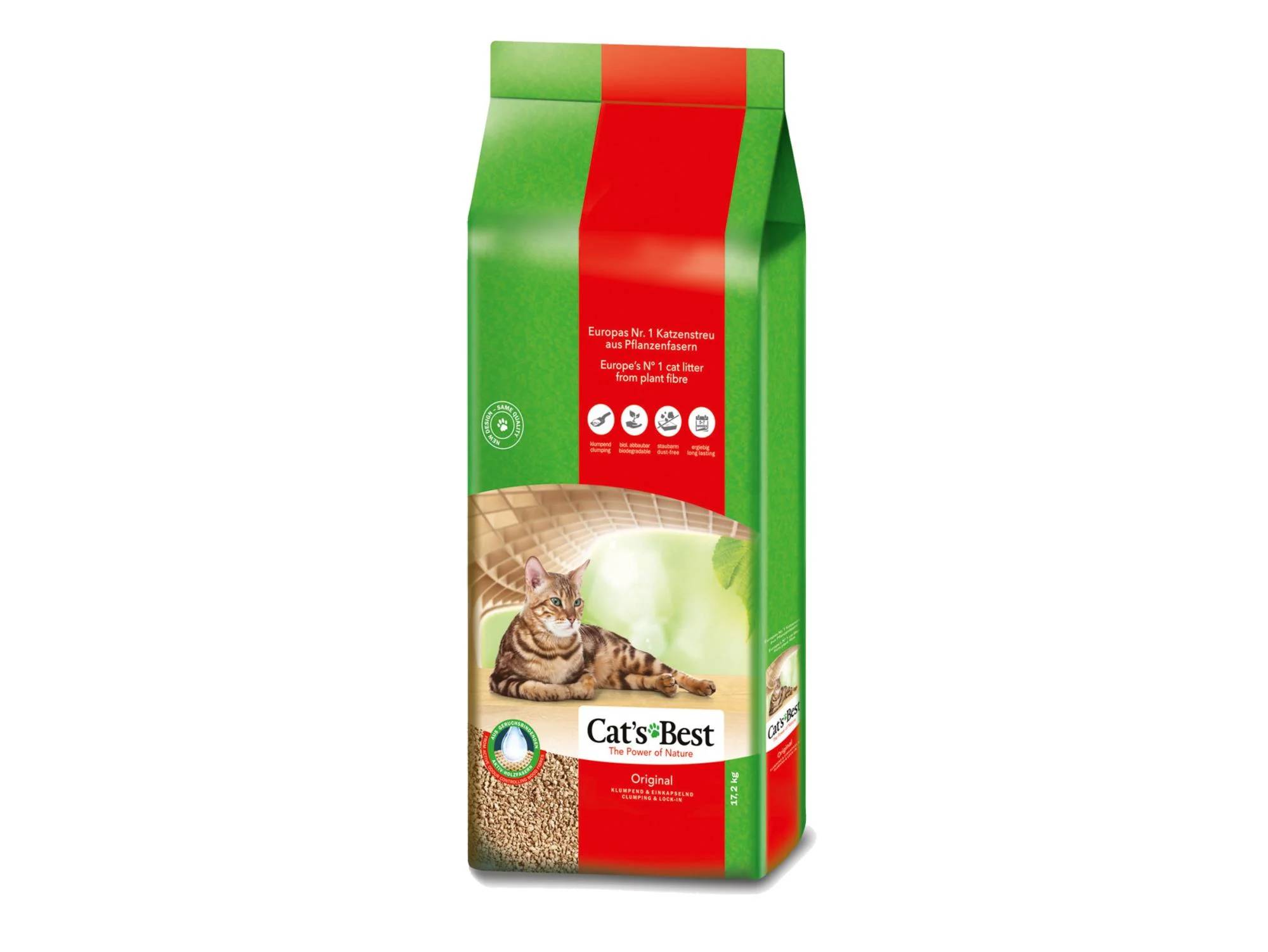 Cat's Best - Litière agglomérante Original - Méga Pack 40 l - CAT'S BEST - Image 5
