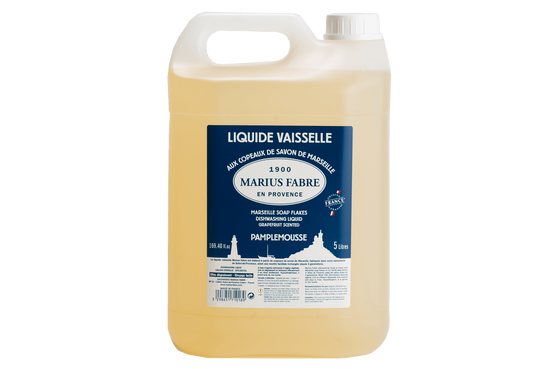Liquide vaisselle aux copeaux de savon de Marseille 5 L